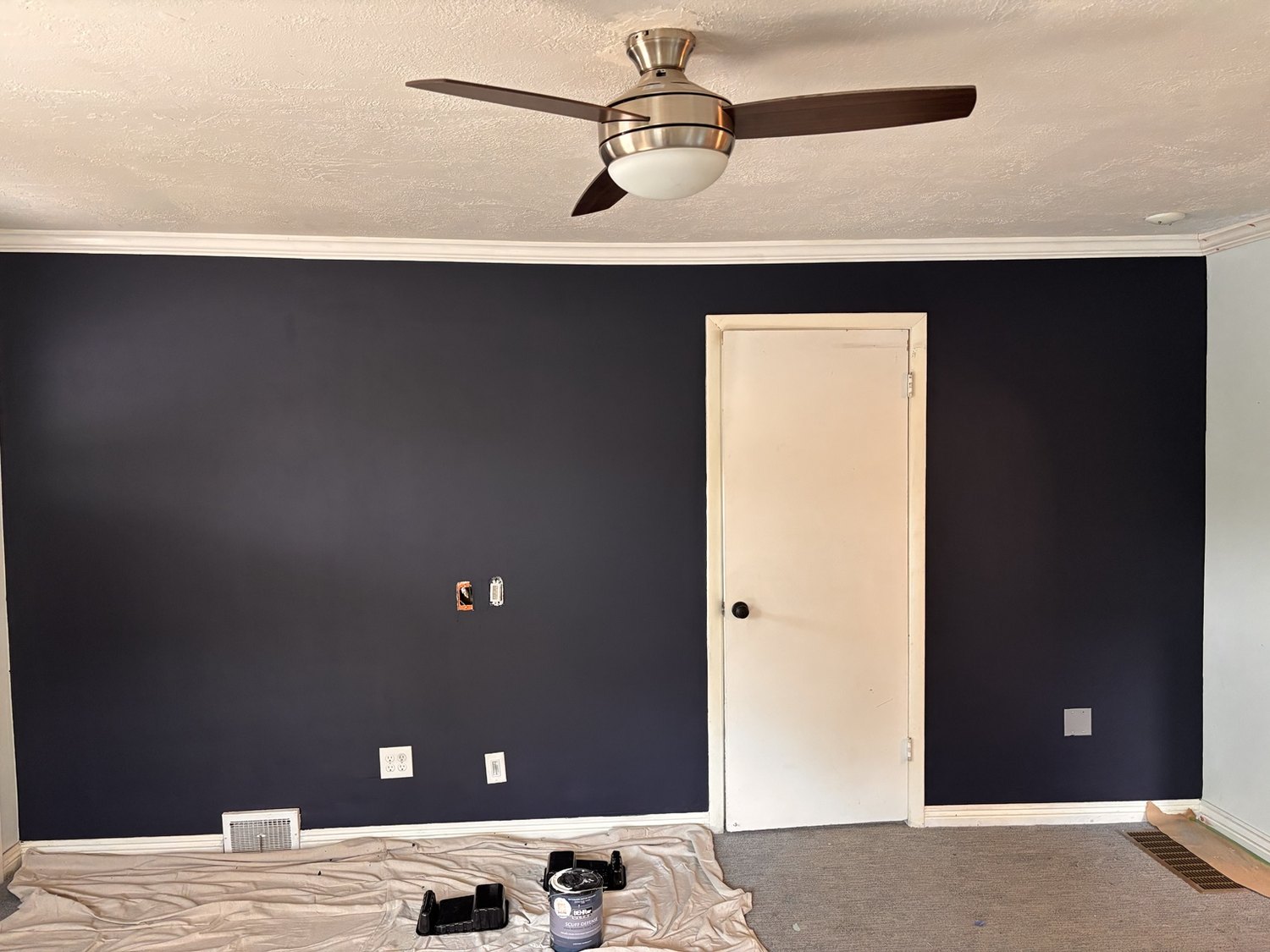 Ynot Painting accent wall project